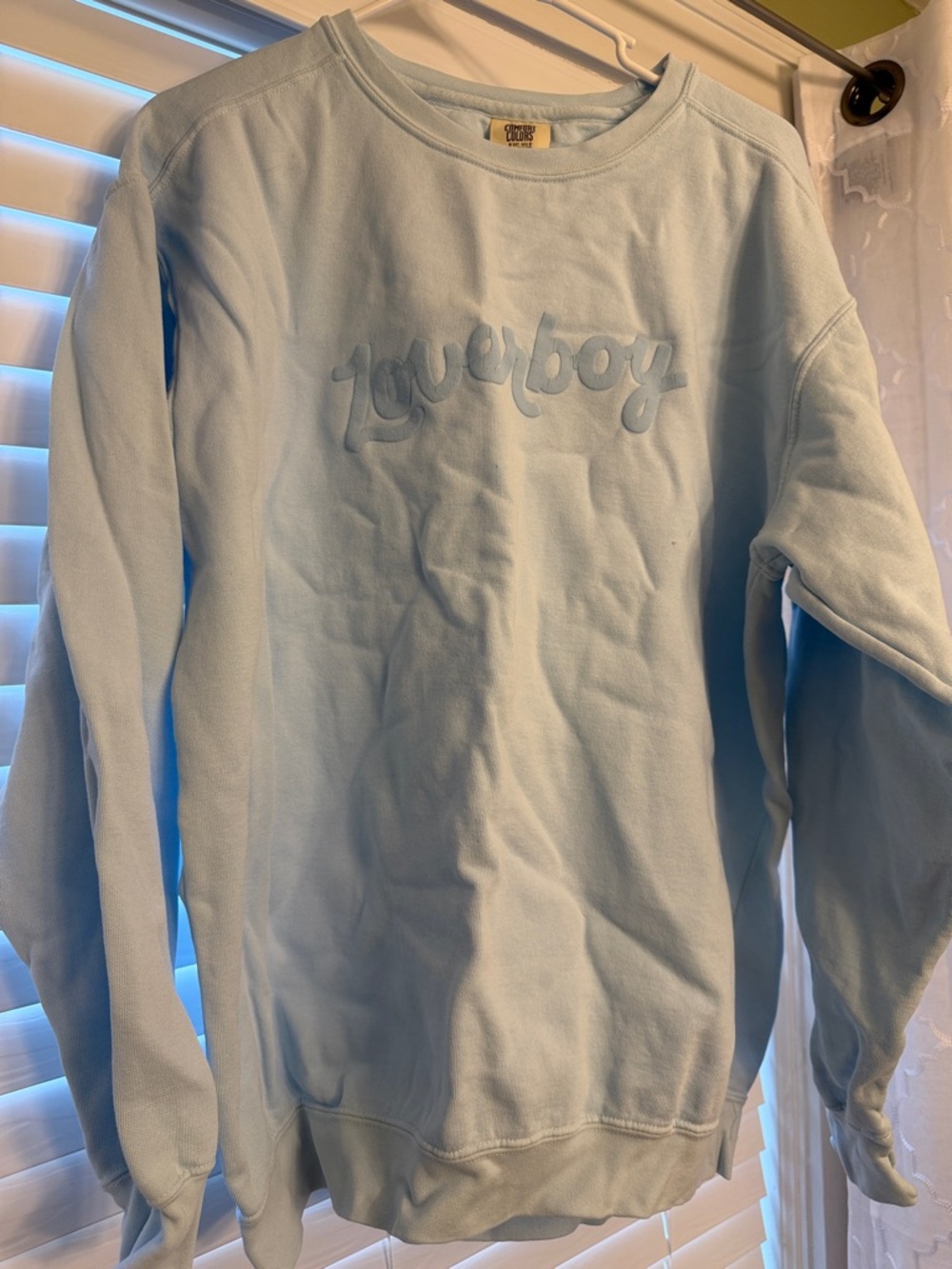 Loveboy Men’s Light Blue Crewneck Sweatshirt